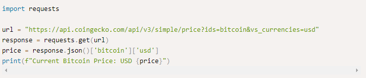 CoinGecko API,加密货币