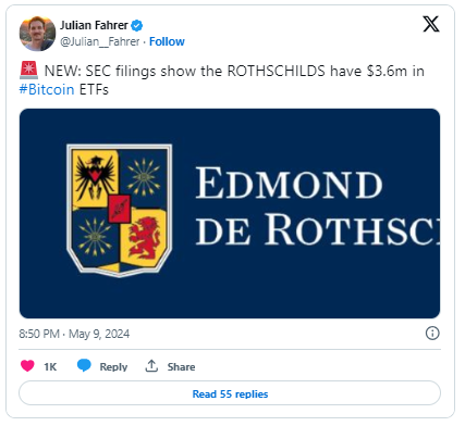 美国合众银行等公司机构投资者争先涌向比特币ETF
